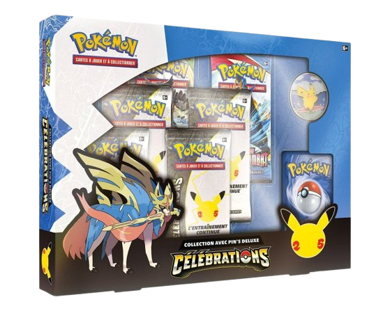 Coffret Pokemon - Célébrations Zacian Pins - EN - SAKURO