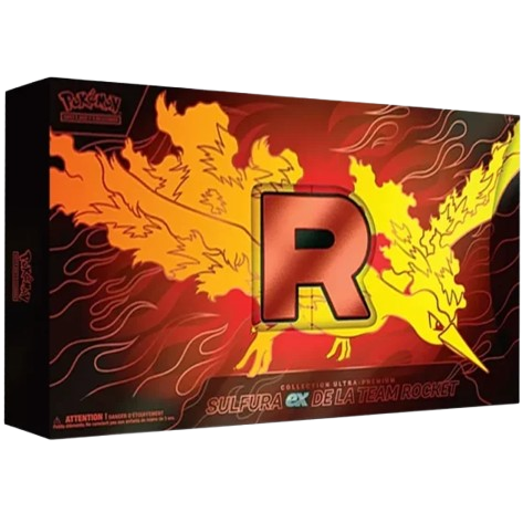 Coffret Pokémon - Collection Ultra Premium Sulfura Ex de la Team Rocket - FR