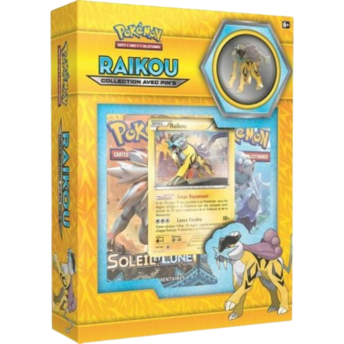 Coffret Pokemon - Raikou Collection pins - FR - SAKURO