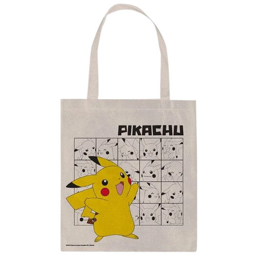 Tote bag Beige Pikachu
