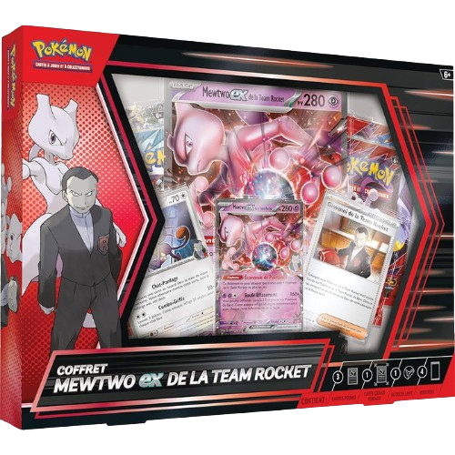Coffret Pokemon - Mewtwo ex de la Team Rocket - FR