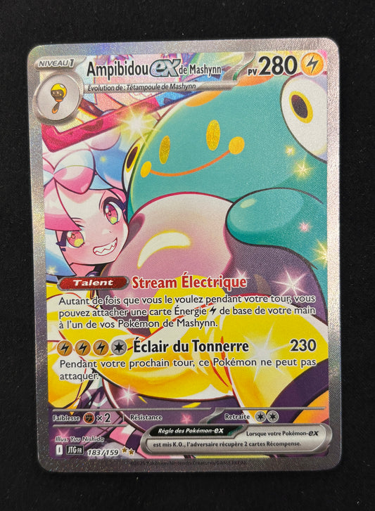 Carte Pokémon - Ampibidou ex de Mashynn 183/159 - FR
