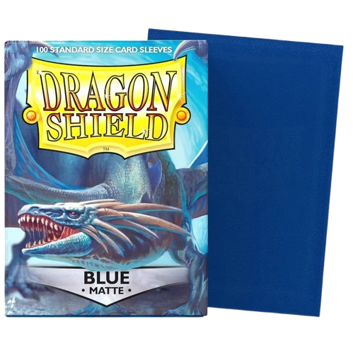 Sleeves Dragon Shield - Blue Matte x100 Standard Size