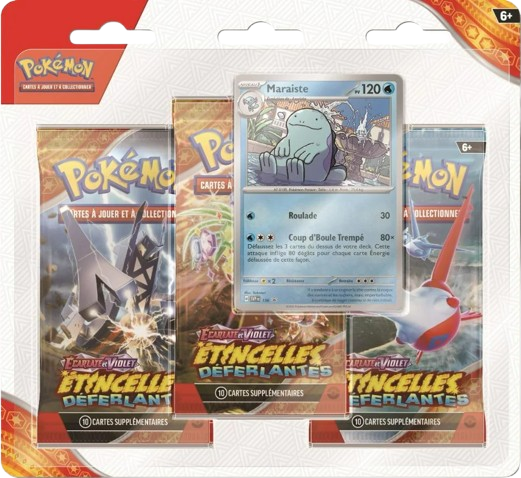 Tripack Pokemon - Etincelles Déferlantes - FR
