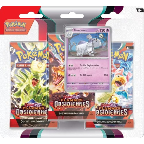 Tripack Pokemon - Flammes Obsidiennes - FR