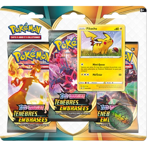 Tripack Pokemon - Ténèbres Embrasées - FR - SAKURO
