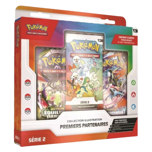 Coffret Pokémon - Collection illustration premiers partenaires - série 2 - FR - SAKURO