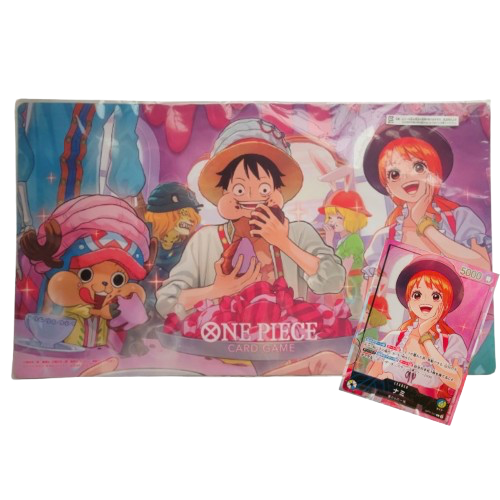 Playmat One Piece avec carte Nami - Arc Whole Cake Island - JP