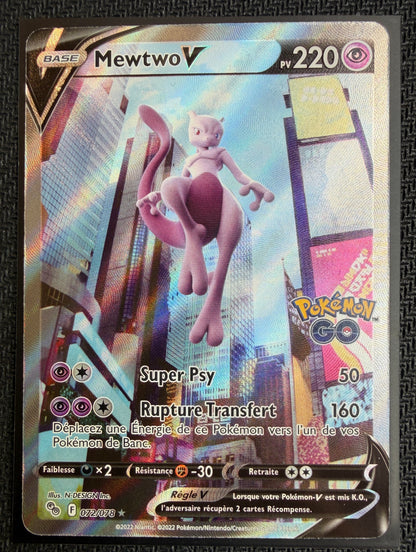 Carte Pokémon FR Mewtwo 072/078 Pokémon GO