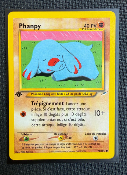 Carte Pokémon - Phampy 76/105 - FR - SAKURO