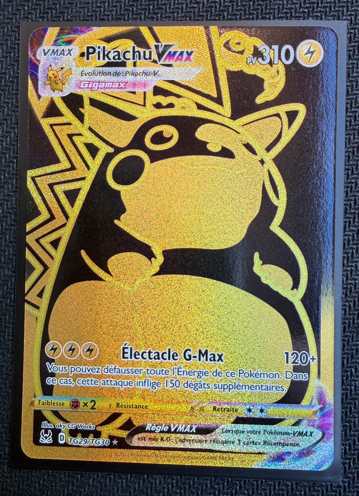 Carte Pokémon - Pikachu Vmax TG29/TG30 FR - SAKURO