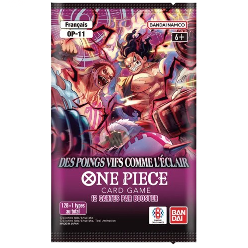 Booster One Piece - OP11 - Des Poings Vifs Comme l'Éclair - FR