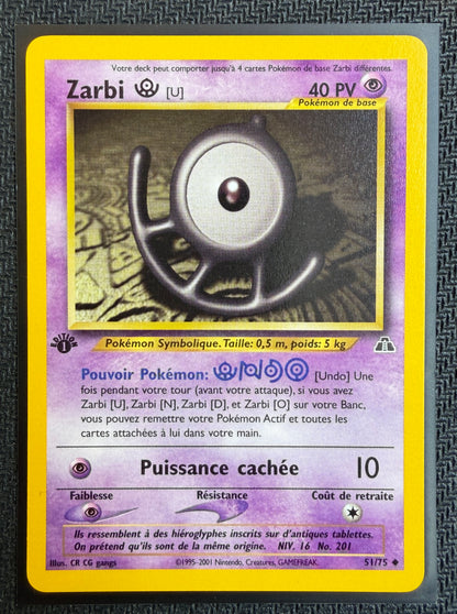 Carte Pokémon - Zarbi U 51/75 - FR - SAKURO