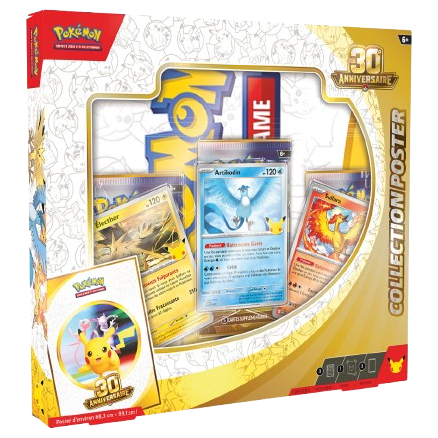 Coffret Pokémon - Poster 30 ans - FR - SAKURO