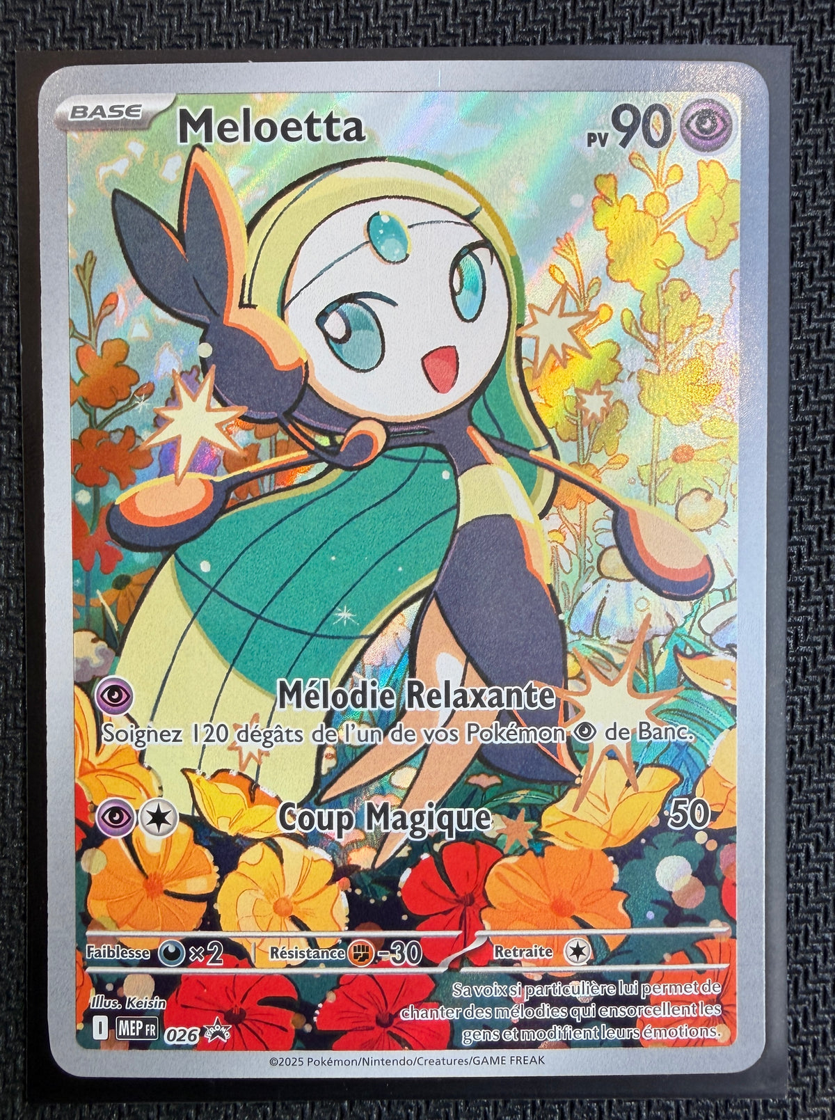 Carte Pokémon - Meloetta promo 026 FR - SAKURO