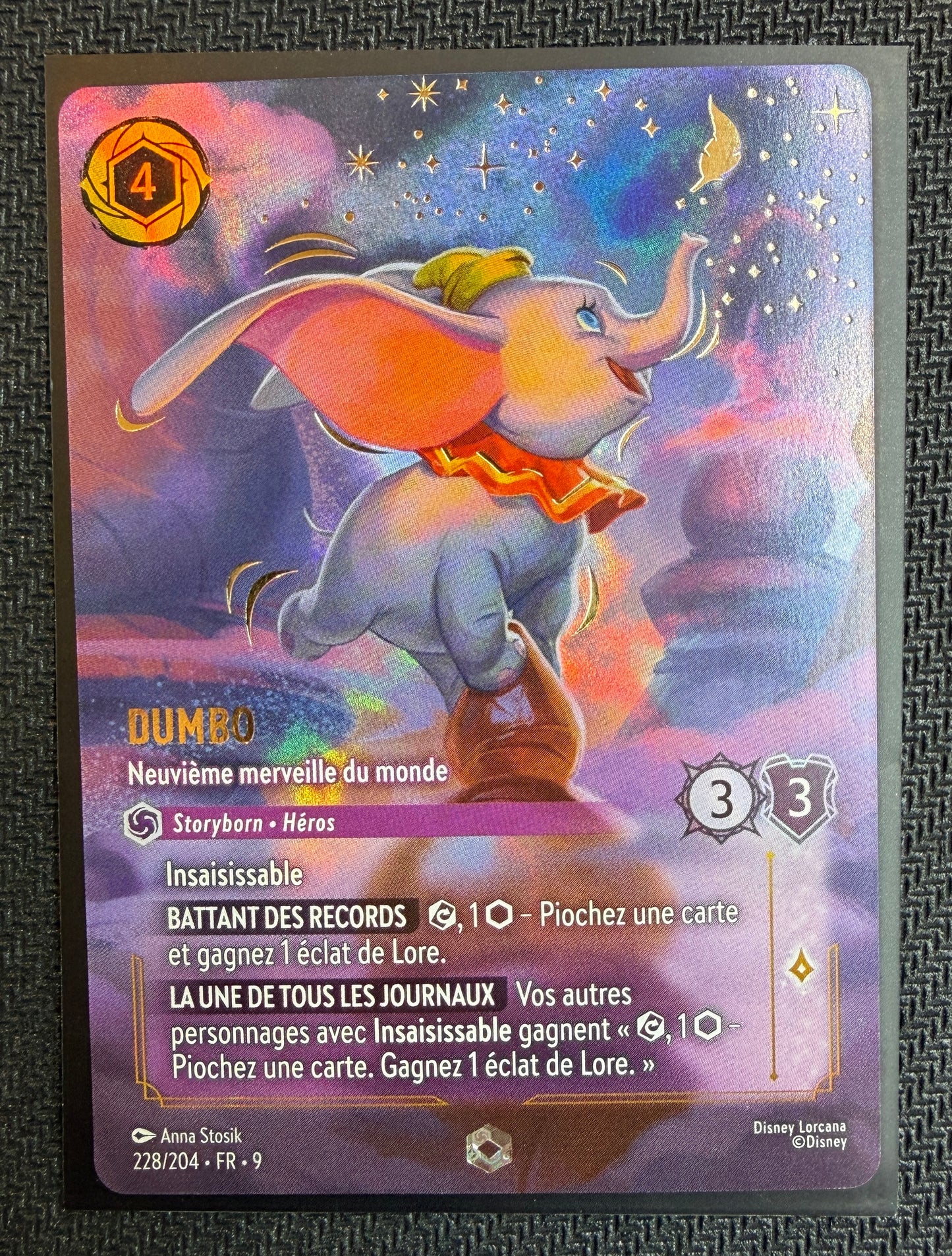 Carte Lorcana Dumbo 228/204 Chapitre 9 FR