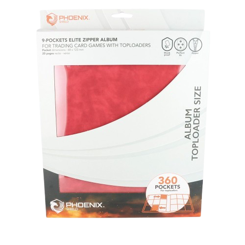 Classeur Toploaders - Phoenix Shield Rouge