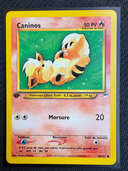 Carte Pokémon - Caninos 68/105 - FR - SAKURO