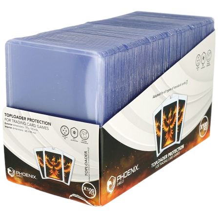 Pack 100 toploaders - Phoenix Shield