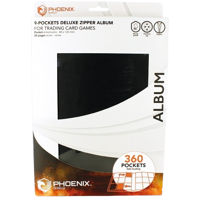 Classeur 3x3 - Phoenix Shield - Noir