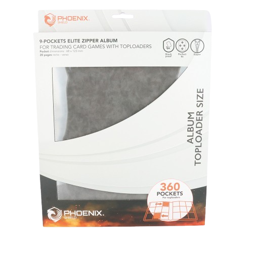 Classeur Toploaders - Phoenix Shield Gris