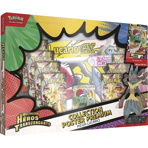 Coffret Pokémon - Collection Poster Premium - Mega Lucario - FR