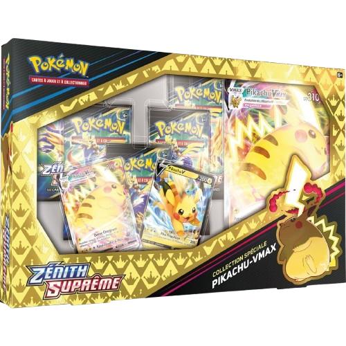 Coffret Pokemon - Pikachu VMAX Zenith Supremes 5 boosters - FR