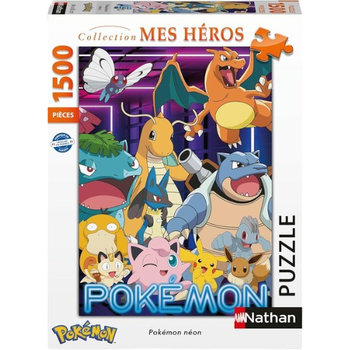 Puzzle Pokémon Collection Mes héros 1500pc