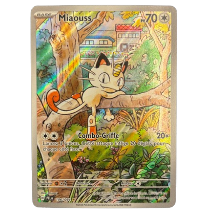 Carte Pokémon - Miaouss AR 106/094