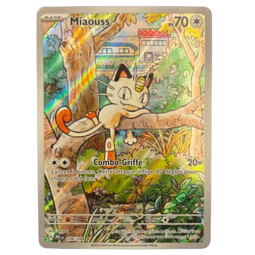 Carte Pokémon - Miaouss AR 106/094