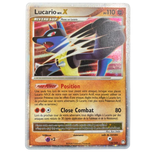 Carte Pokémon - Lucario niv. X 122/123 - FR