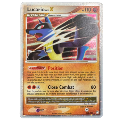 Carte Pokémon - Lucario niv. X 122/123 - FR