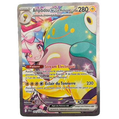 Carte Pokémon - Ampibidou ex de Mashynn 183/159 - FR