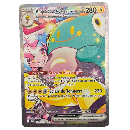 Carte Pokémon - Ampibidou ex de Mashynn 183/159 - FR