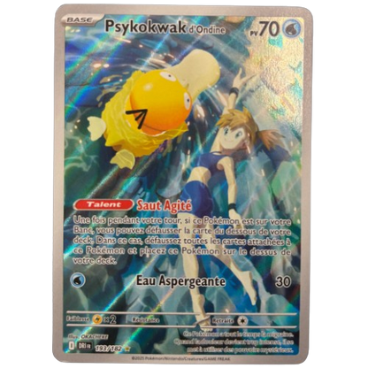 Carte Pokémon - Psykokwak d'Ondine 193/182 - FR
