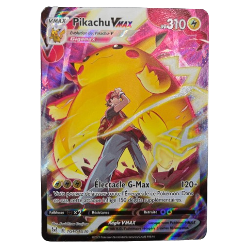 Carte Pokémon - Pikachu VMax TG17/TG30 - FR
