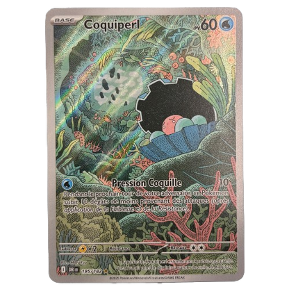 Carte Pokémon - Coquiperl 195/182 - FR