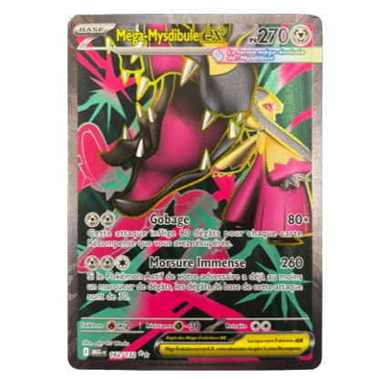 Carte Pokémon - Mega-Mysdibule ex 162/132 - FR