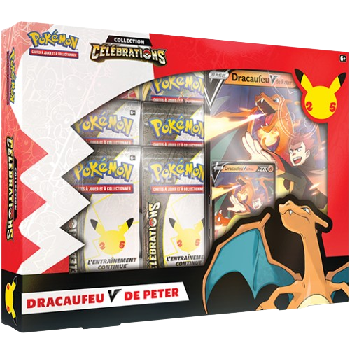 Coffret Pokémon - Dracaufeu V de Peter - Célébrations - FR