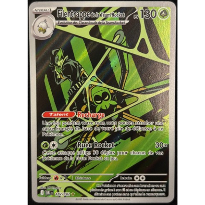 Carte Pokémon - Filentrappe de la Team Rocket 187/182 - FR