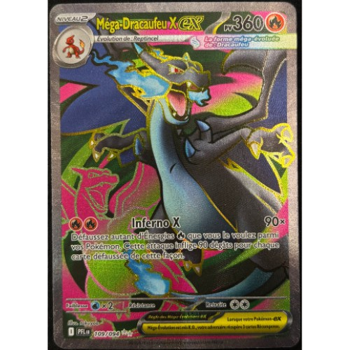 Carte Pokémon - Mega-Dracaufeu X ex 109/094 - FR