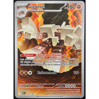 Carte Pokémon - Gigansel 147/132 - FR