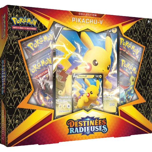 Coffret Pokemon - Pikachu V Destrinées Radieuses - FR