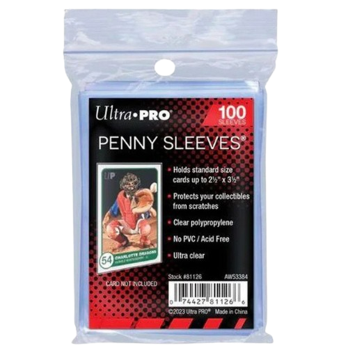 Penny sleeves x100 Ultra Pro