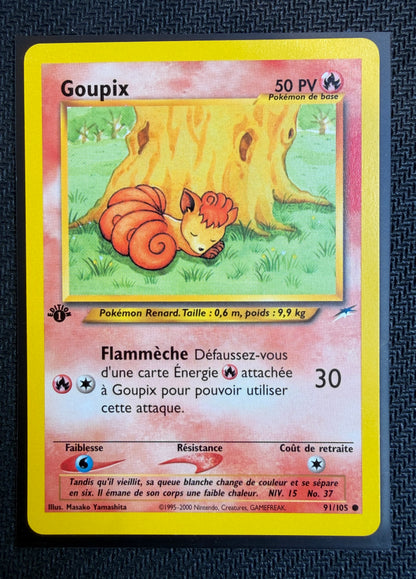 Carte Pokémon - Goupix ed 1 Neo Destiny FR - SAKURO