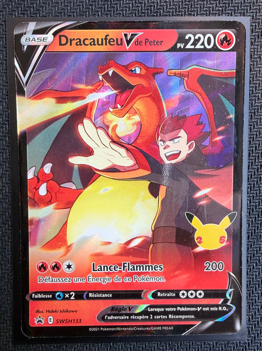 Carte Pokémon FR Dracaufeu V de Peter SWSH133
