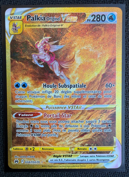 Carte Pokémon FR Palkia Originel VSTAR GG67/GG70