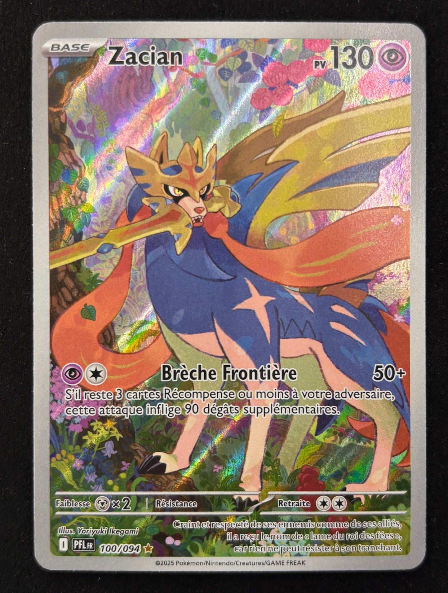 Carte Pokémon - Zacian 100/094 - FR