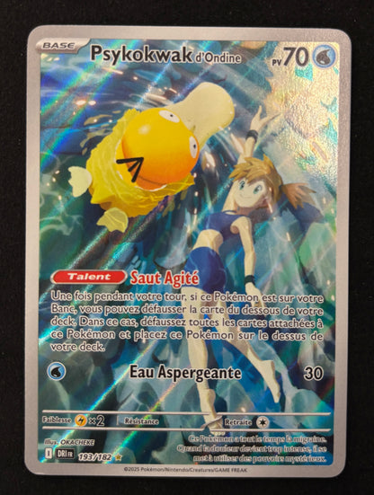 Carte Pokémon - Psykokwak d'Ondine 193/182 - FR