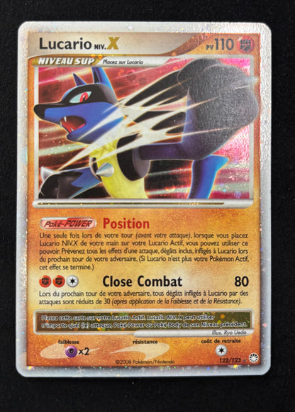 Carte Pokémon - Lucario niv. X 122/123 - FR